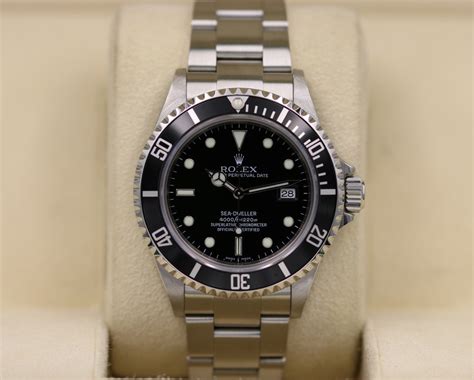 rolex seadweller 16600 no holes warranty card papers box|FSOT: Rolex Sea.